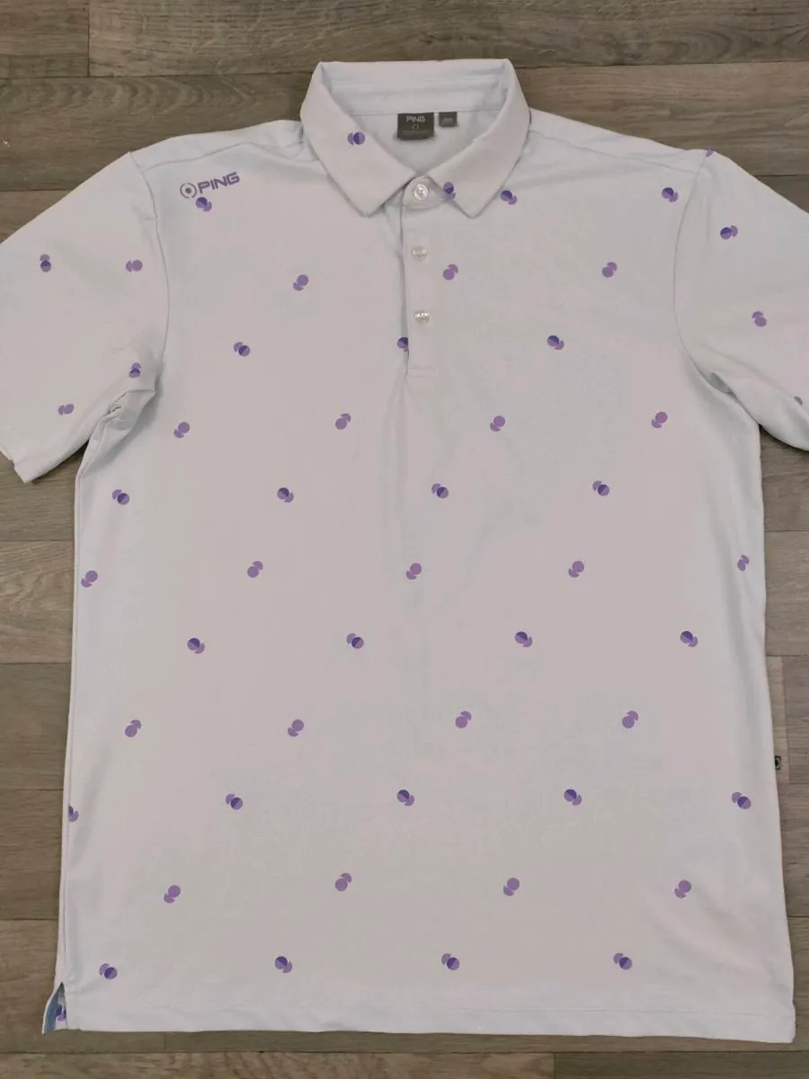 Ping Golf Polo Shirt Mens Medium - Image 2