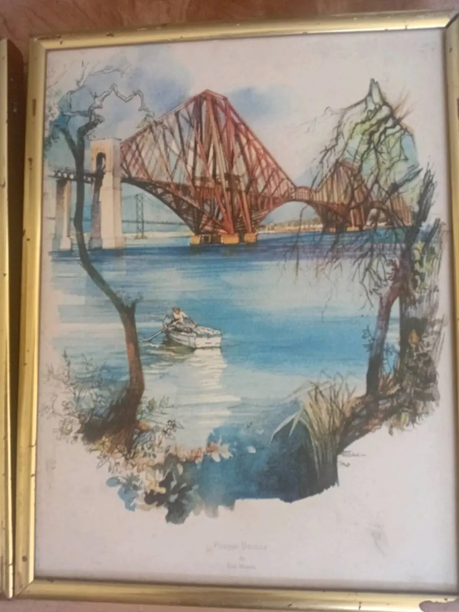 eric mason watercolour  framed prints x3 - Image 2