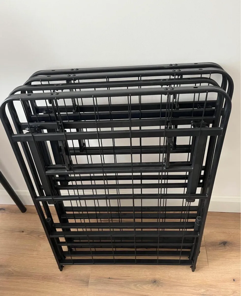 2 folding single bed frames - Image 1