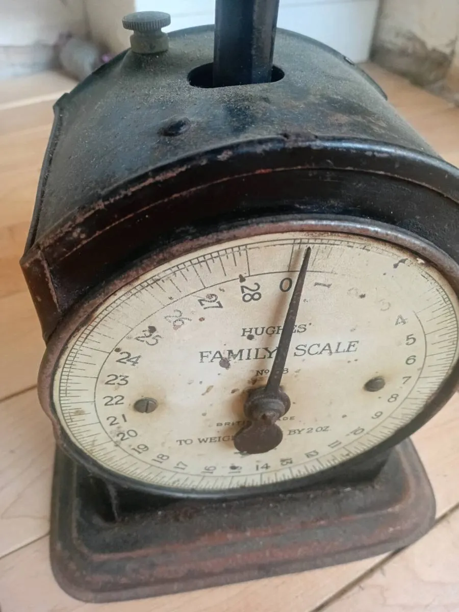 antique hughes family scales - Image 4