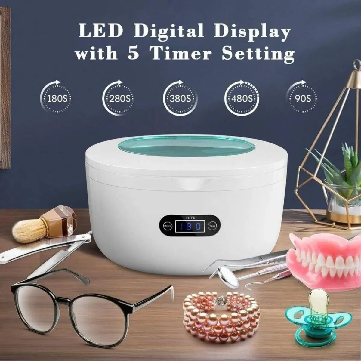 750ml Ultrasonic Cleaner for Washing Machines - Image 4