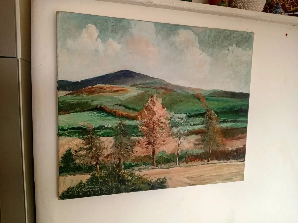 oil on board signed f.k kennedy 1972 - Image 2