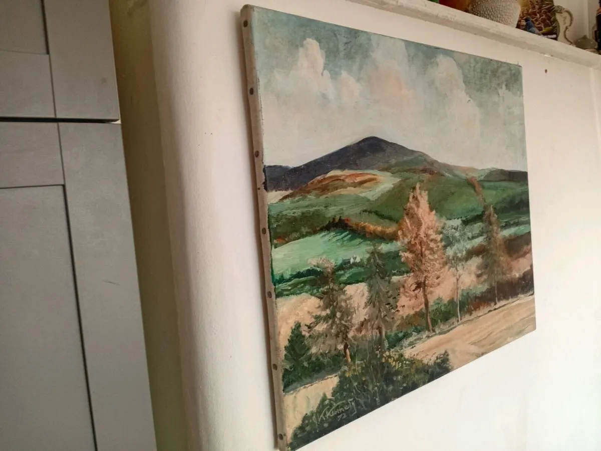 oil on board signed f.k kennedy 1972 - Image 3
