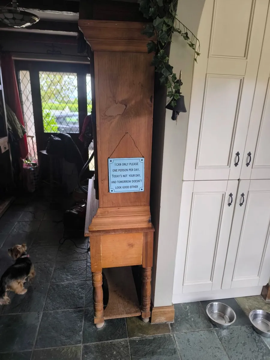 Traditional Pine Dresser with Glass Panelled Doors - Image 2