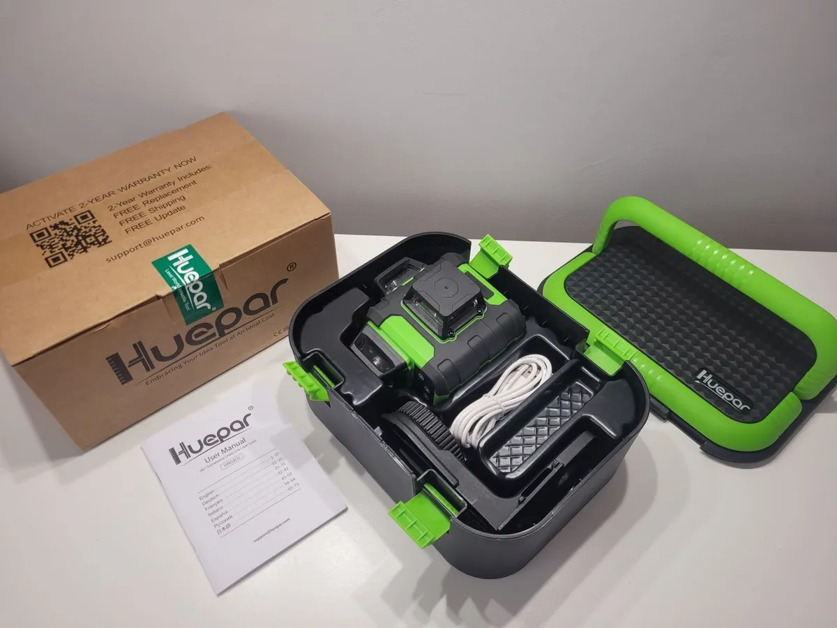 New Huepar 12 lines 3D green laser level - Image 2