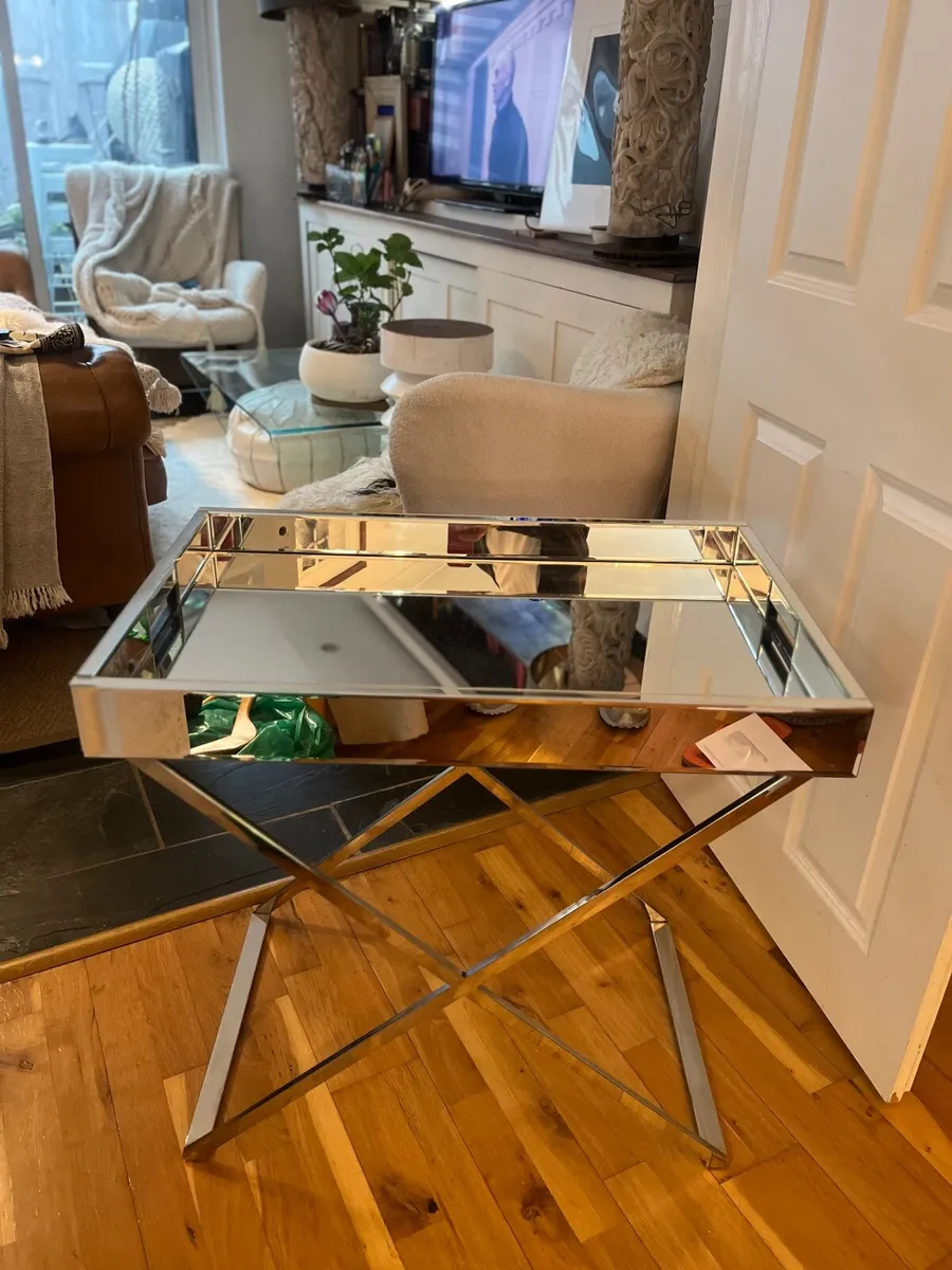 Mirror tray side table - Image 3