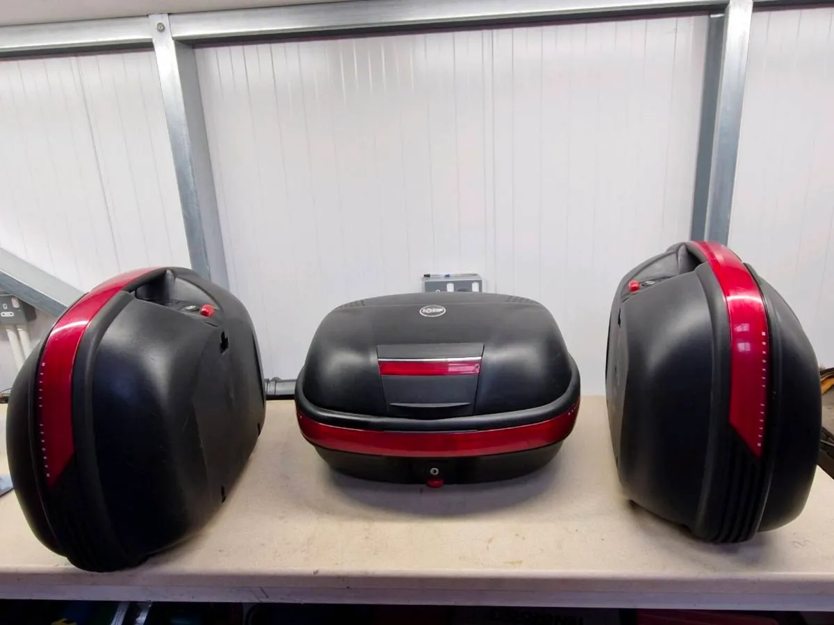 Givi. Top box, and panniers - Image 1