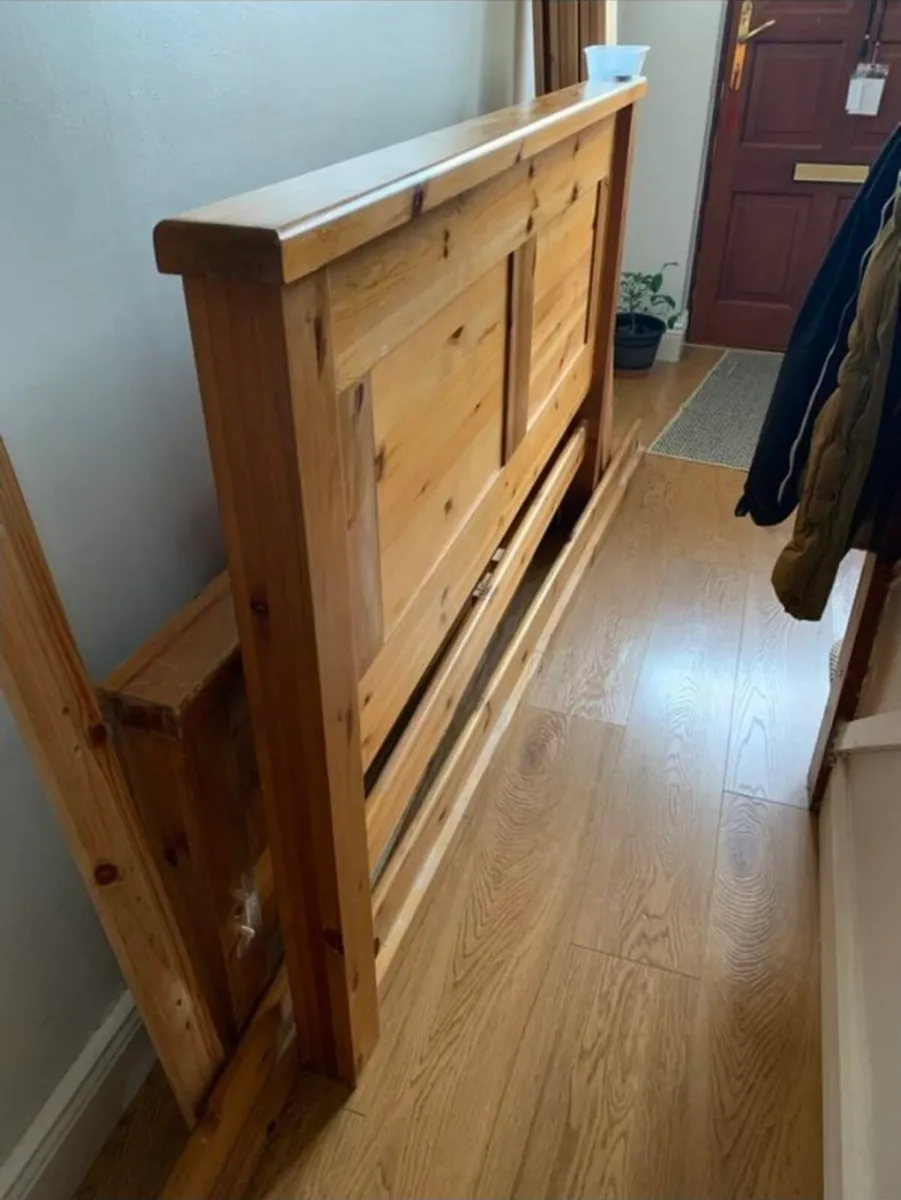 King size bed frame - Image 1