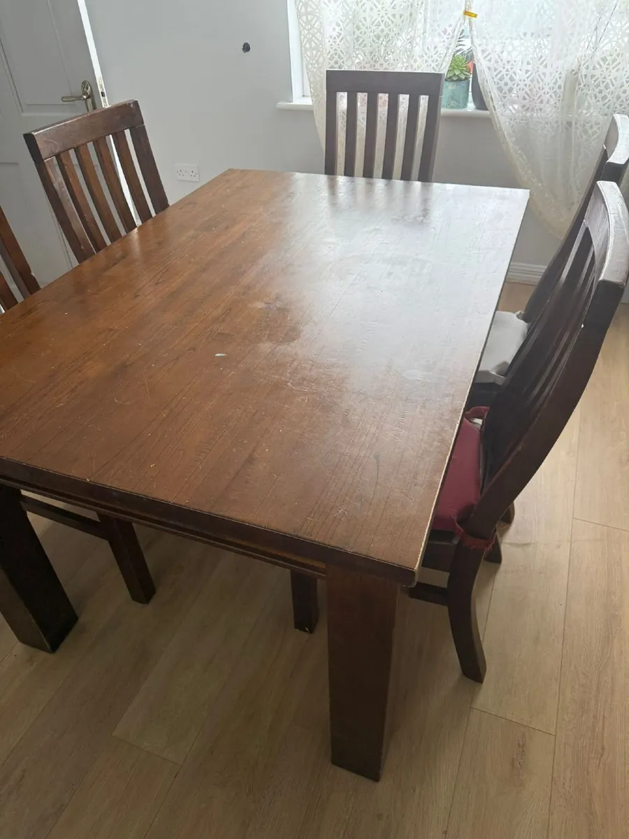 Dining Table  and 6 Chairs - Image 1