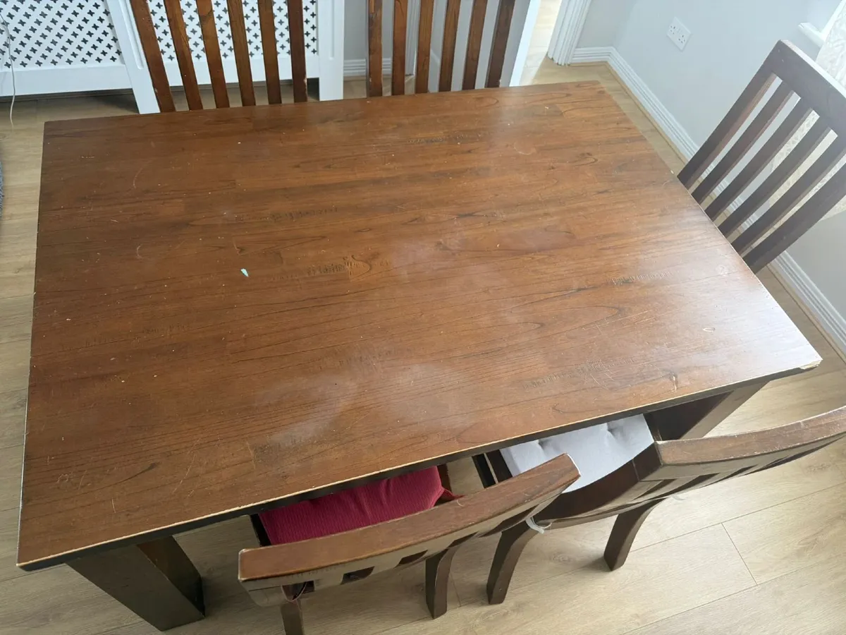 Dining Table  and 6 Chairs - Image 4