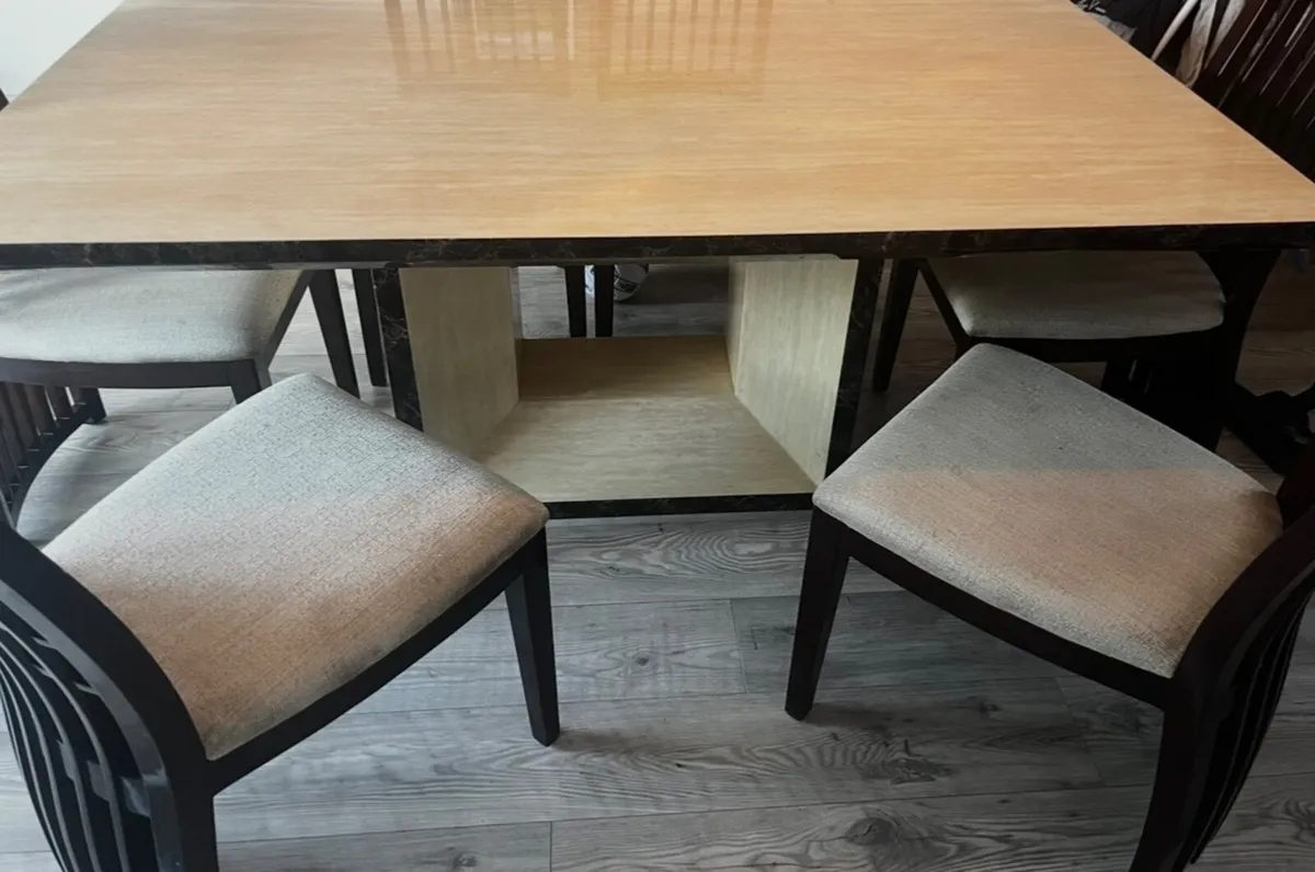 Dining table and chairs - Image 2