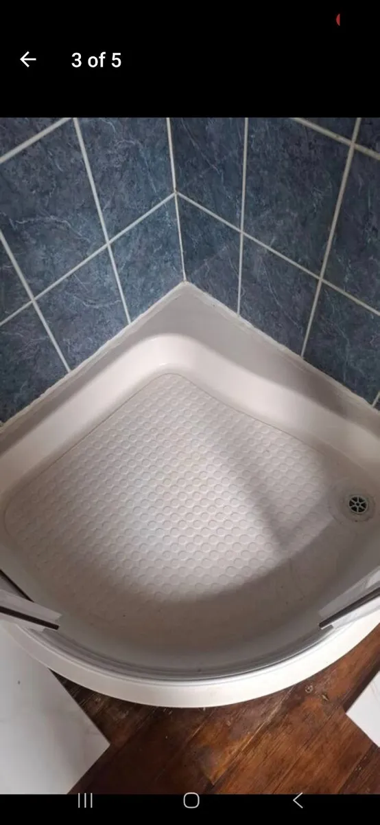 Curved Shower Door/Enclo and Tray 900x900 quadrant - Image 3