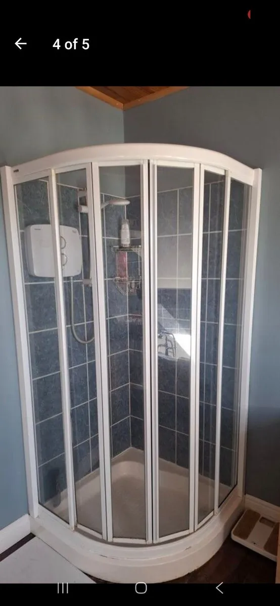 Curved Shower Door/Enclo and Tray 900x900 quadrant - Image 4