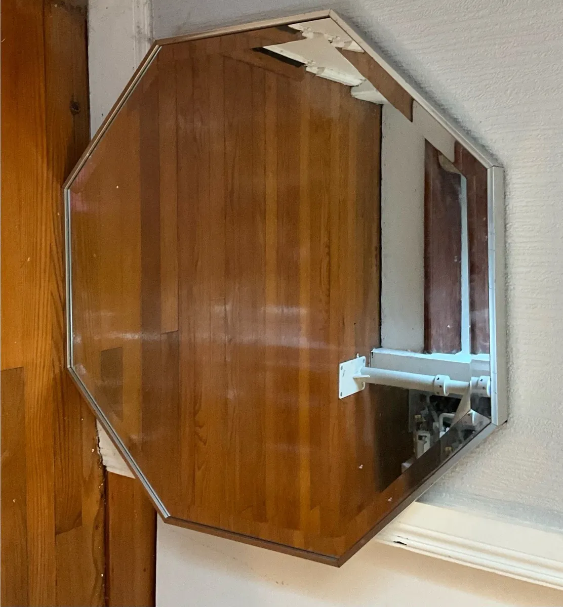 Large Octagonal Shaped Mirror with Bevelled Glass - Image 2