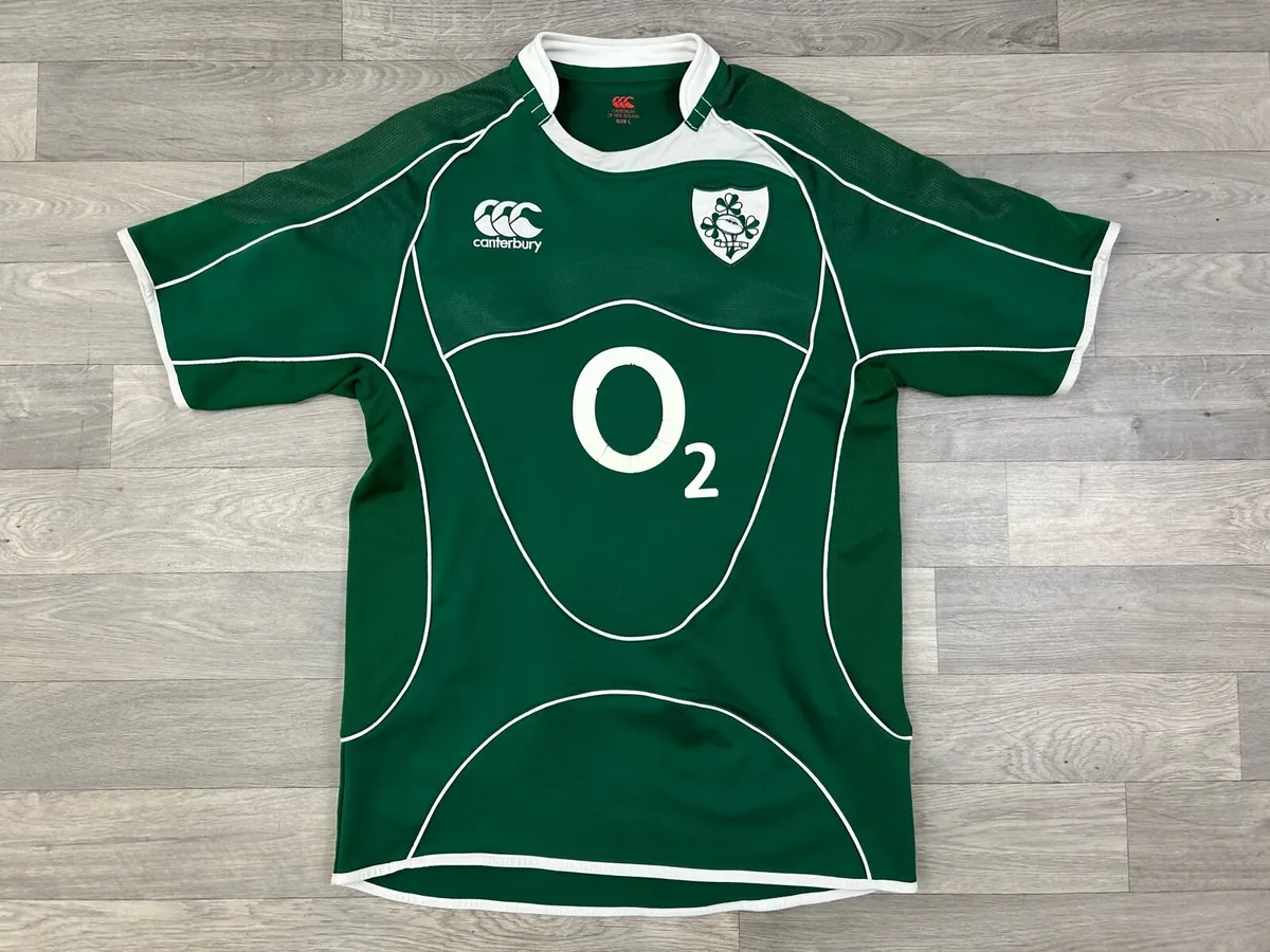 Vintage 2007 Canterbury Ireland Rugby Jersey Shirt - Image 1