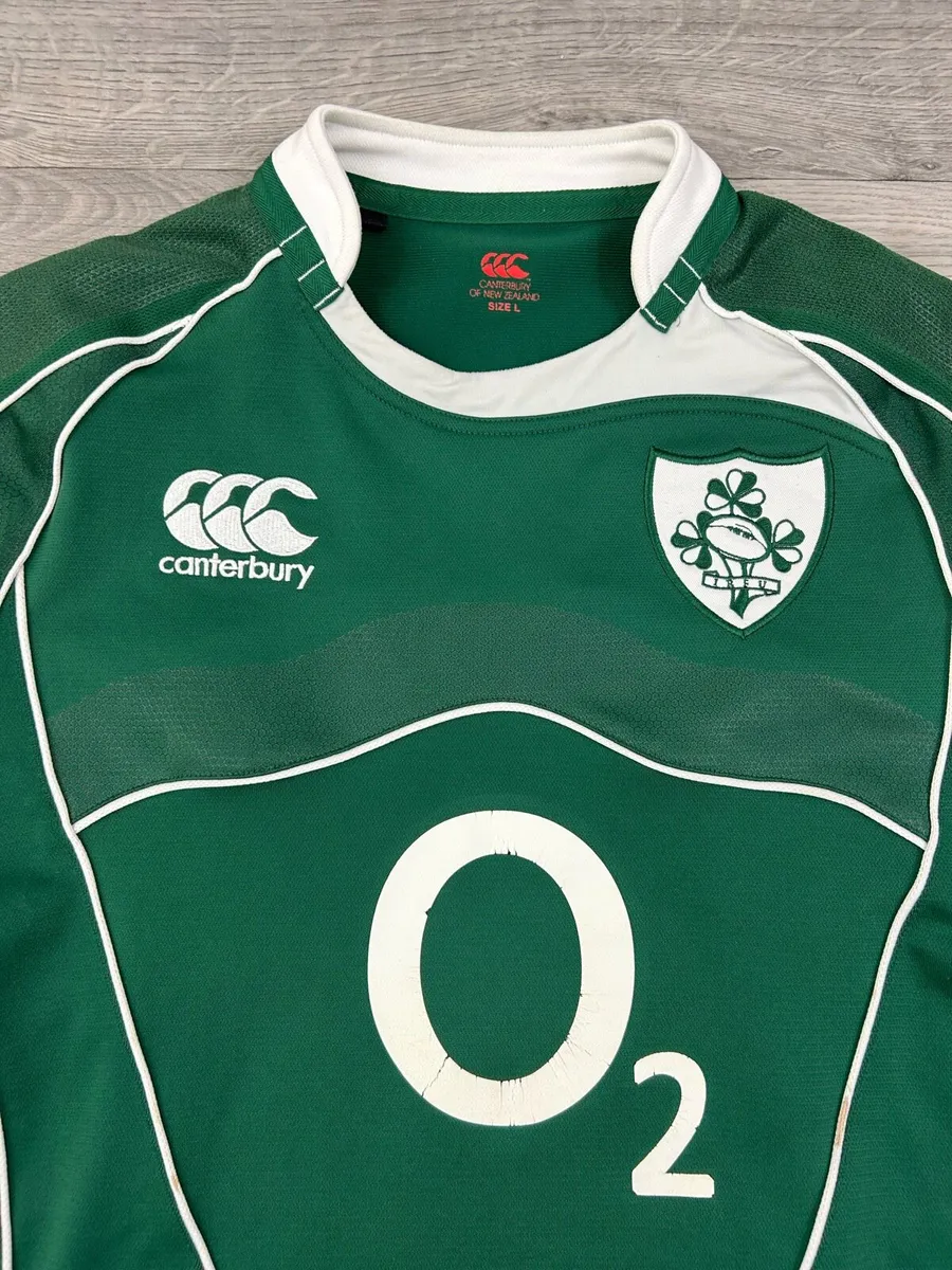 Vintage 2007 Canterbury Ireland Rugby Jersey Shirt - Image 3