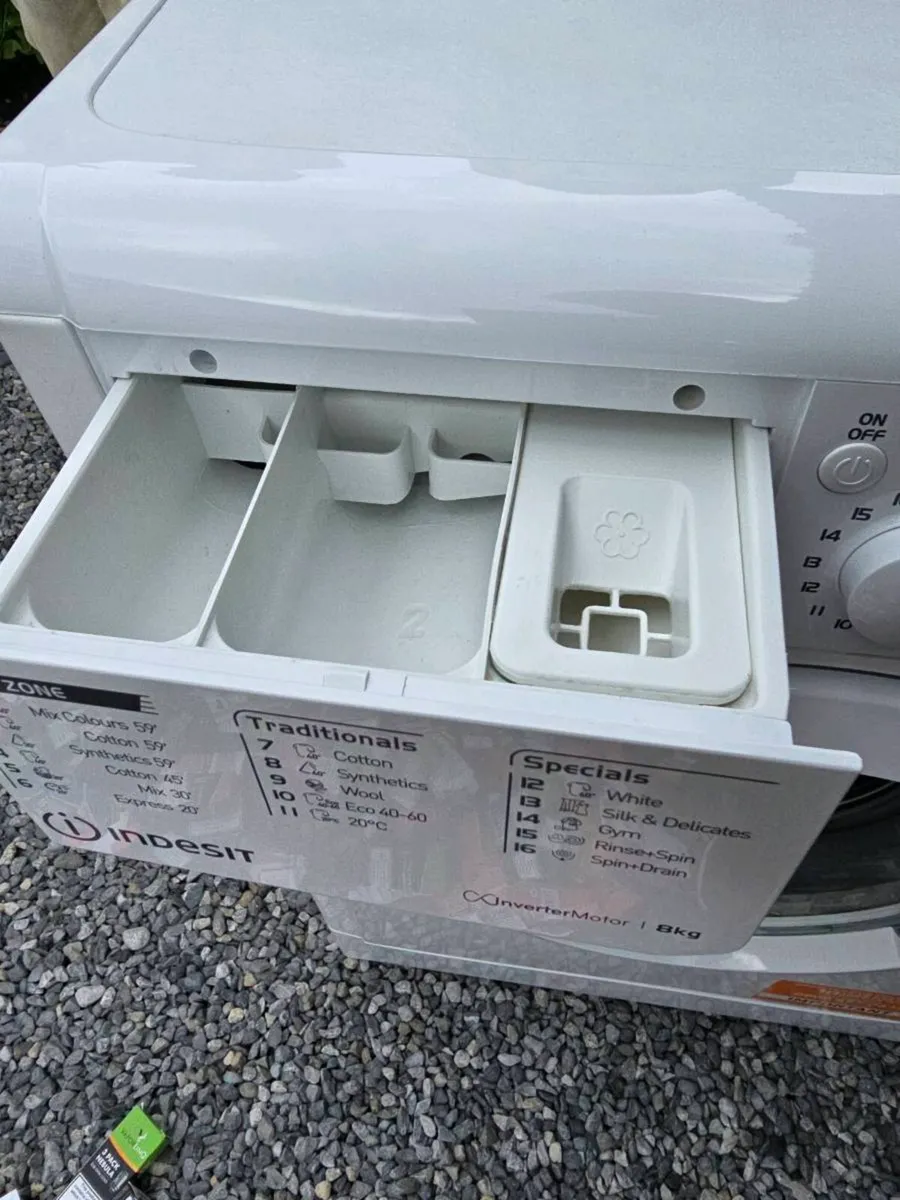 Indesit 8kg invertermotor washing machine - Image 3