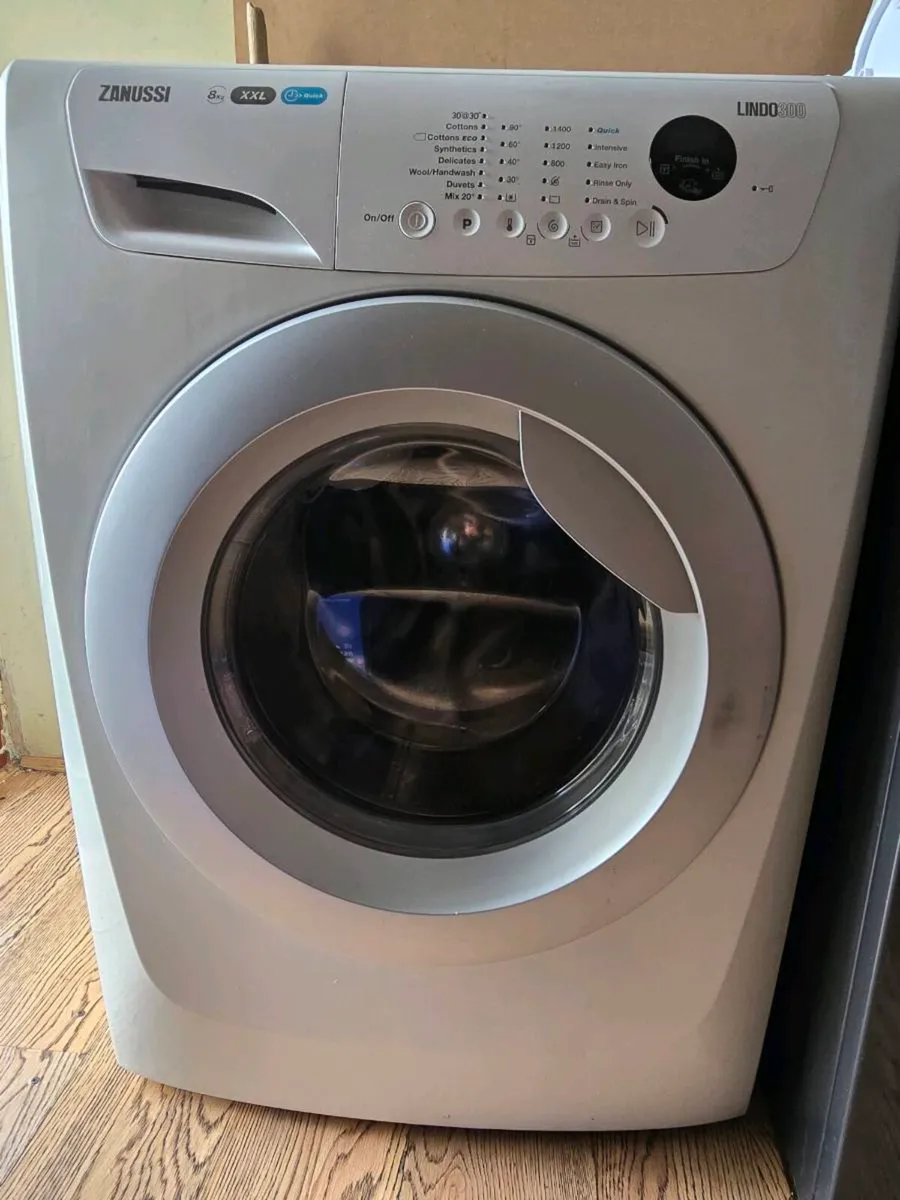 Zanussi lindo 300 xxl 8kg washing machine - Image 1