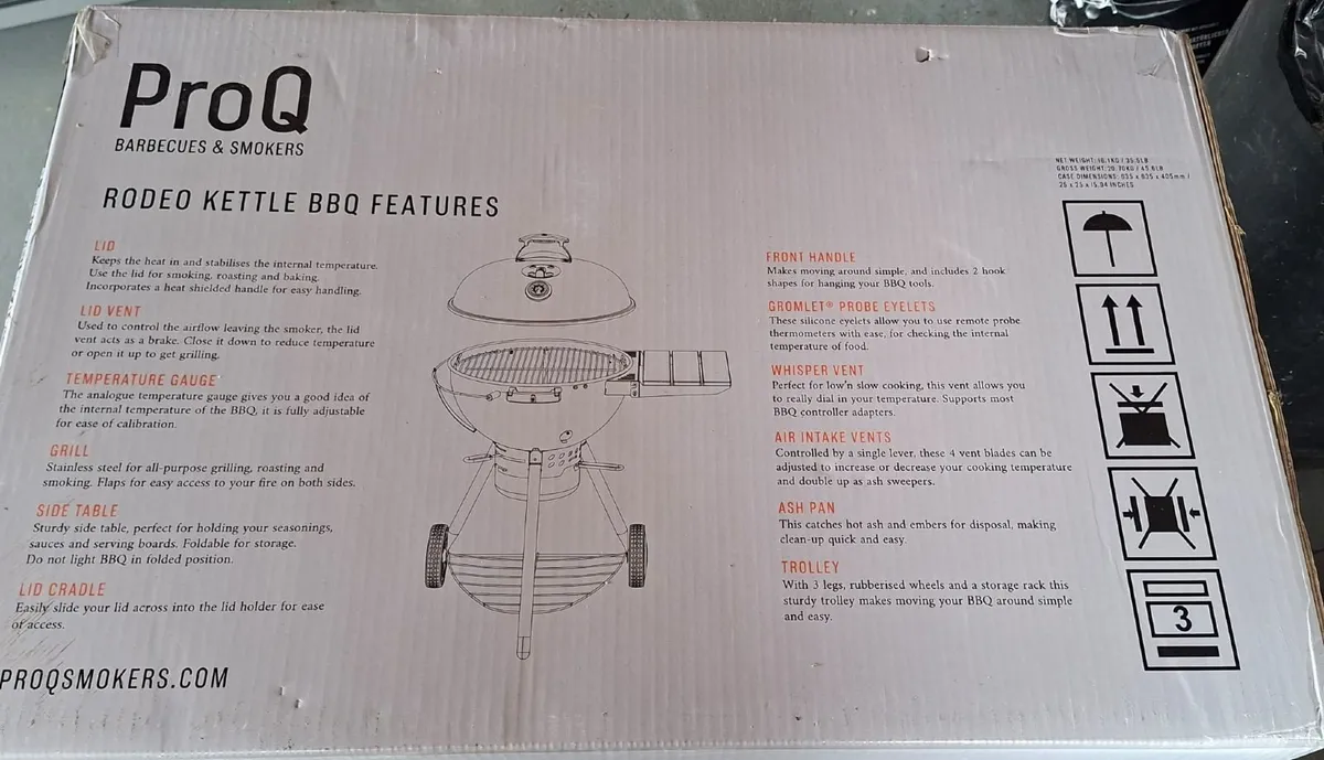 ProQ Charcoal Kettle BBQ - Image 3