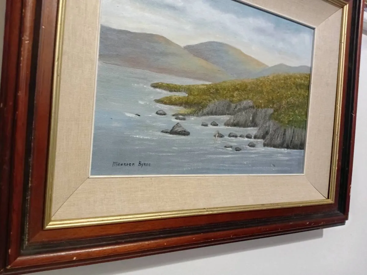 vintage oil painting by maureen byrne - Image 2