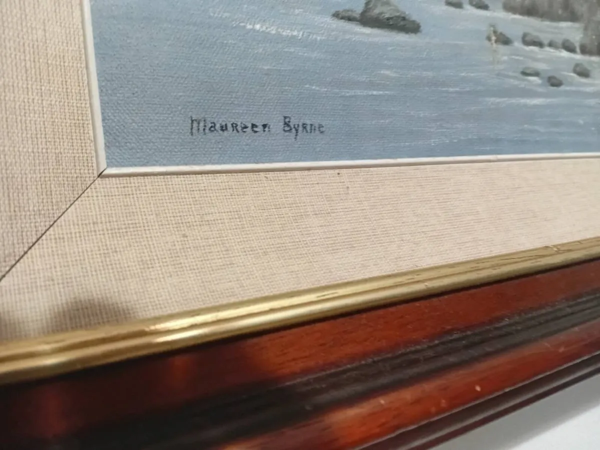 vintage oil painting by maureen byrne - Image 3