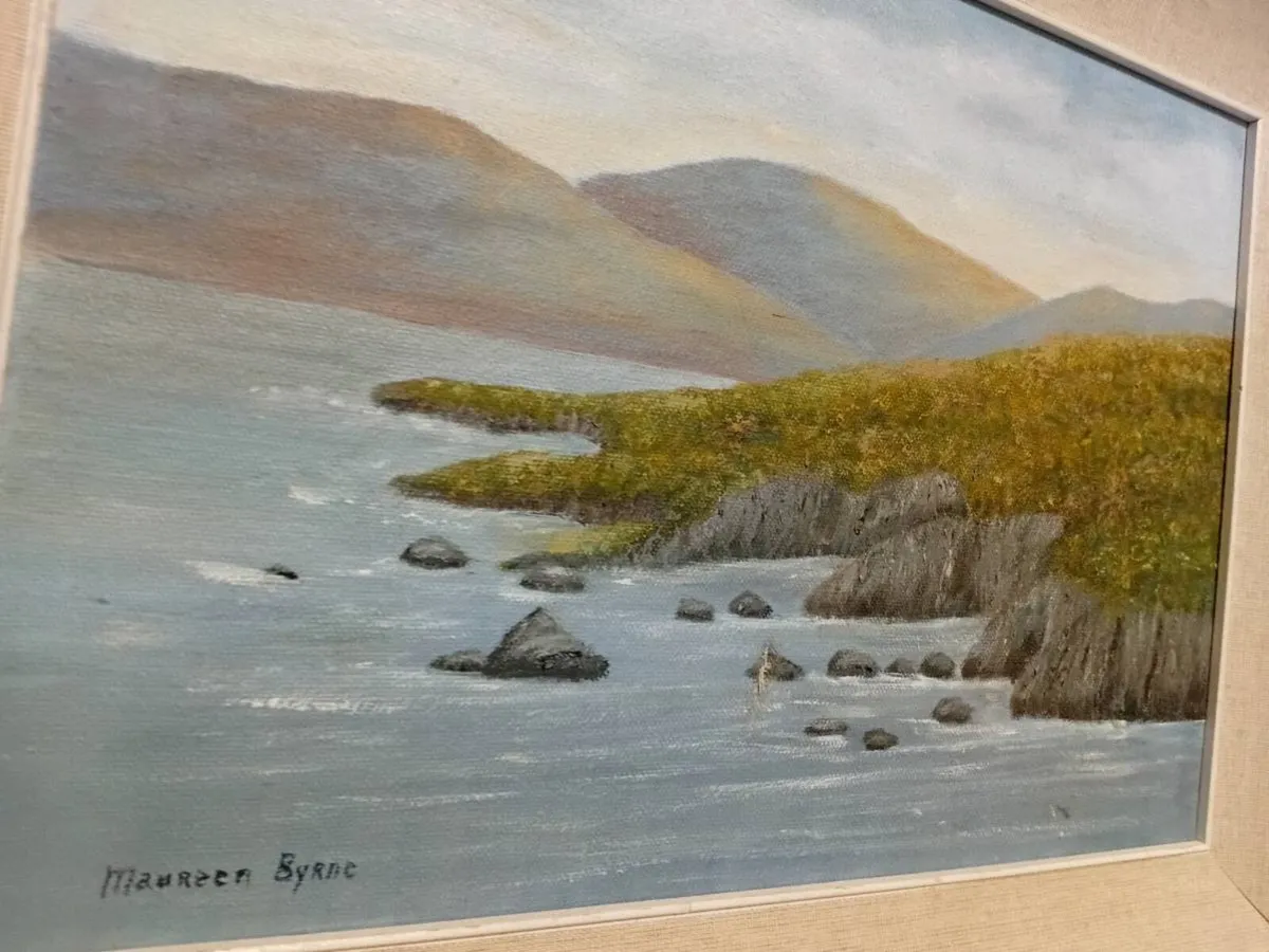 vintage oil painting by maureen byrne - Image 4