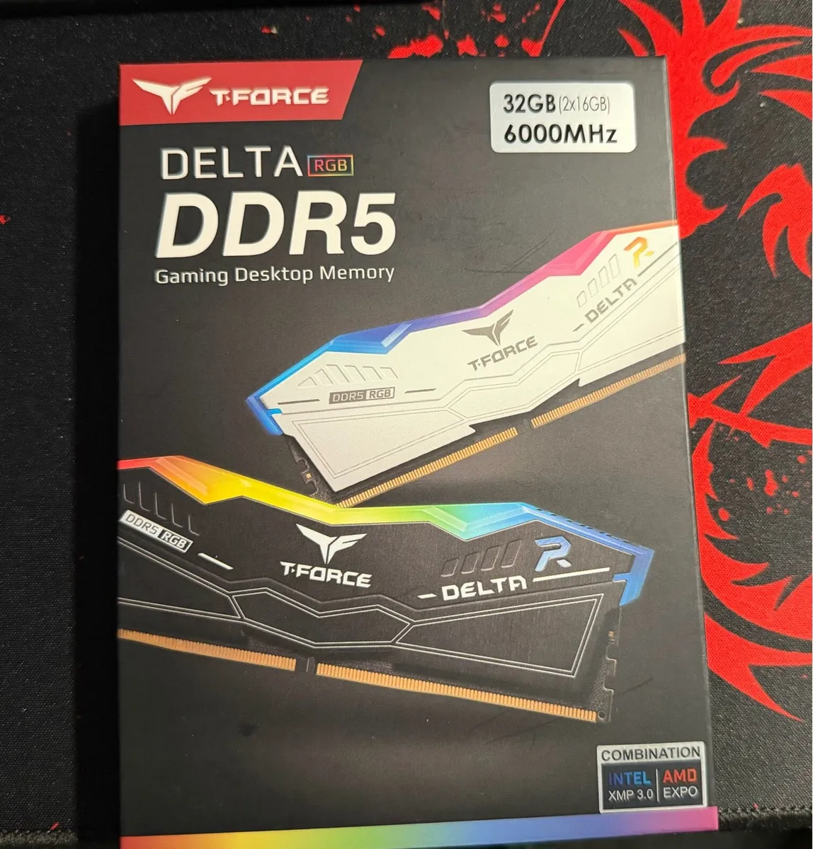 32GB (2x16GB) Teamgroup T-Force Delta DDR5 CL30 - Image 1