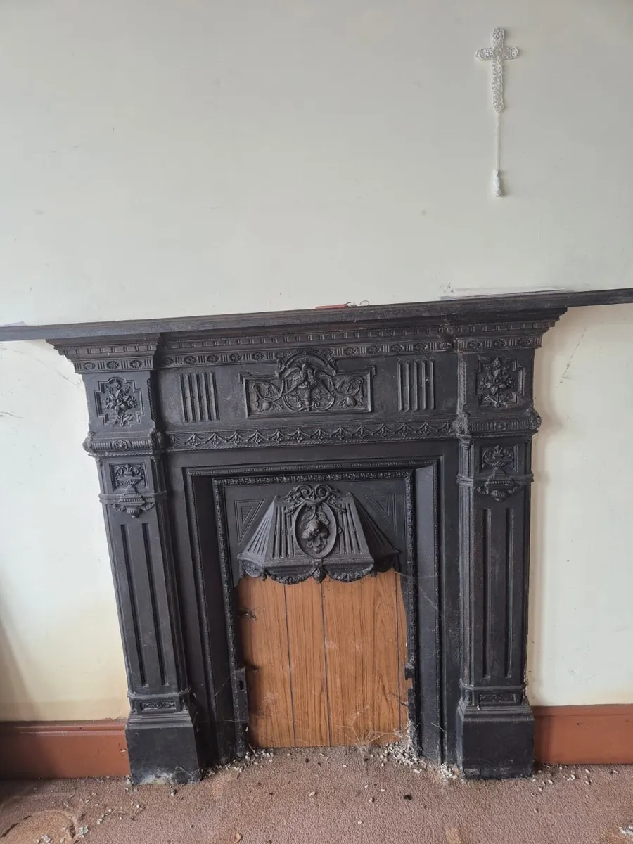 Cast iron fire place