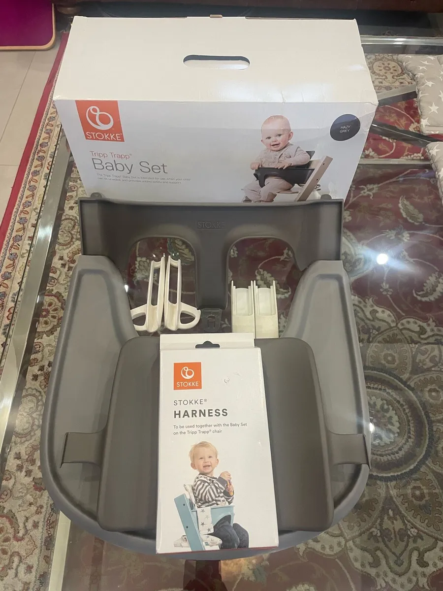 Stokke Tripp Trapp with Tray, Harness and Baby Set - Image 4