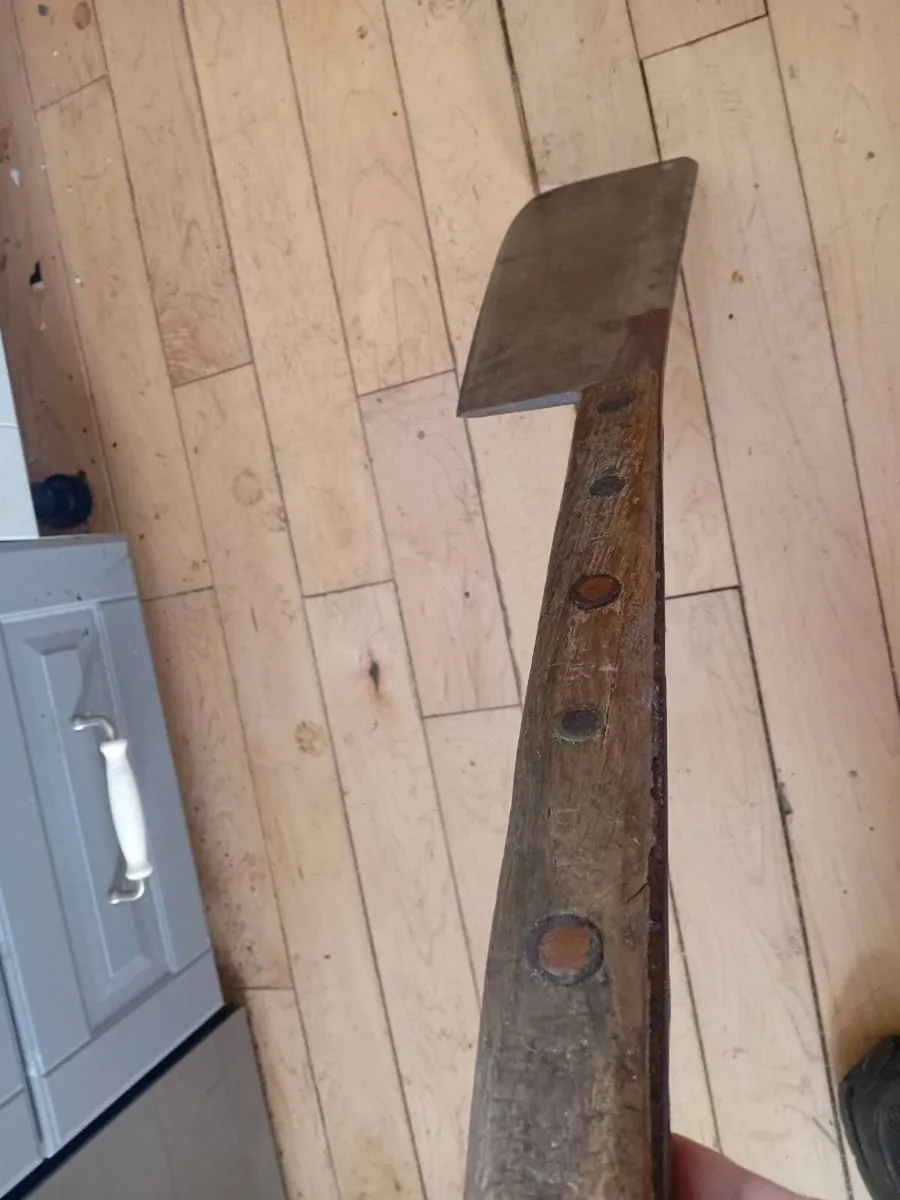 antique meat cleaver - Image 2