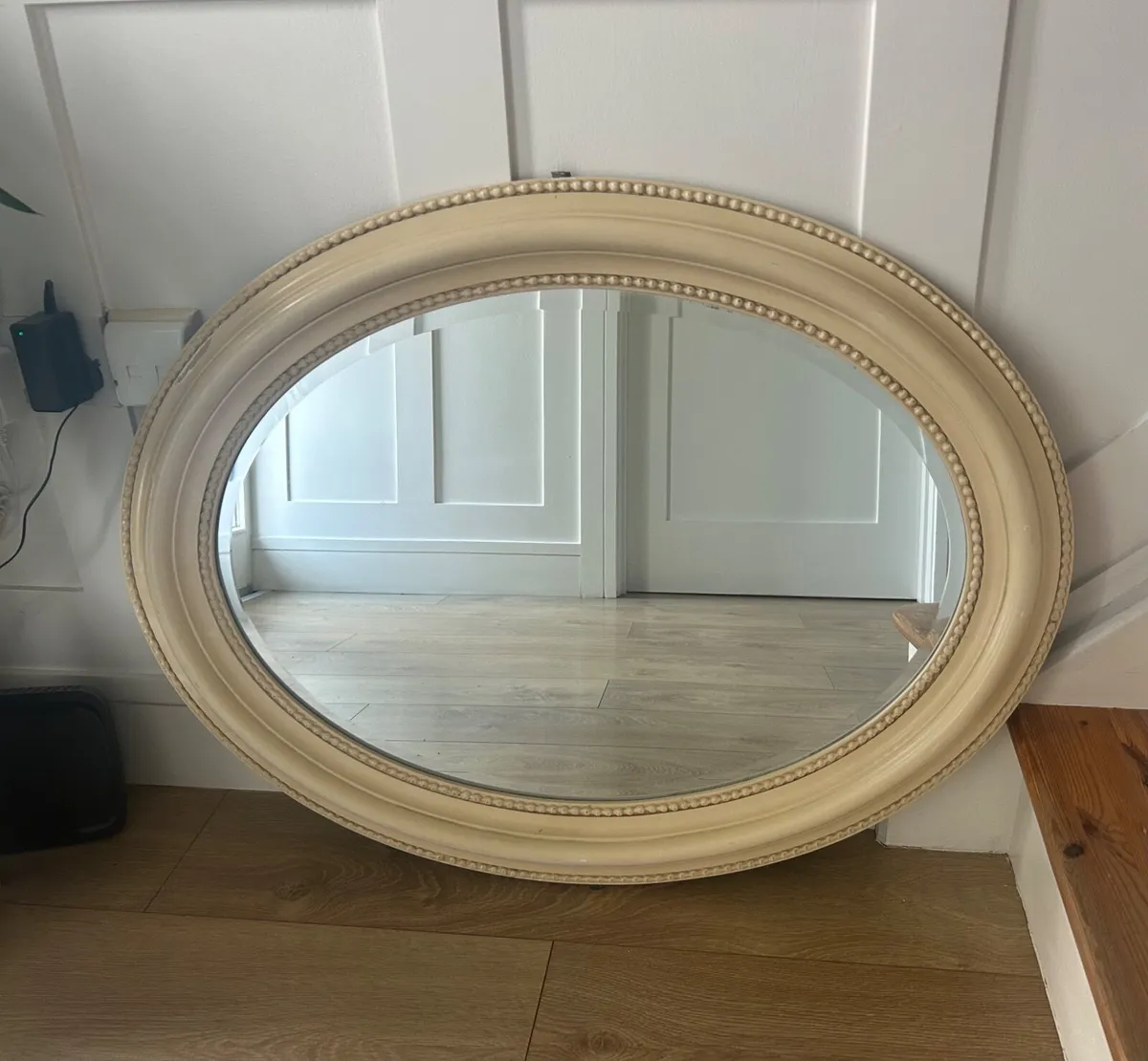 Large painted mirror