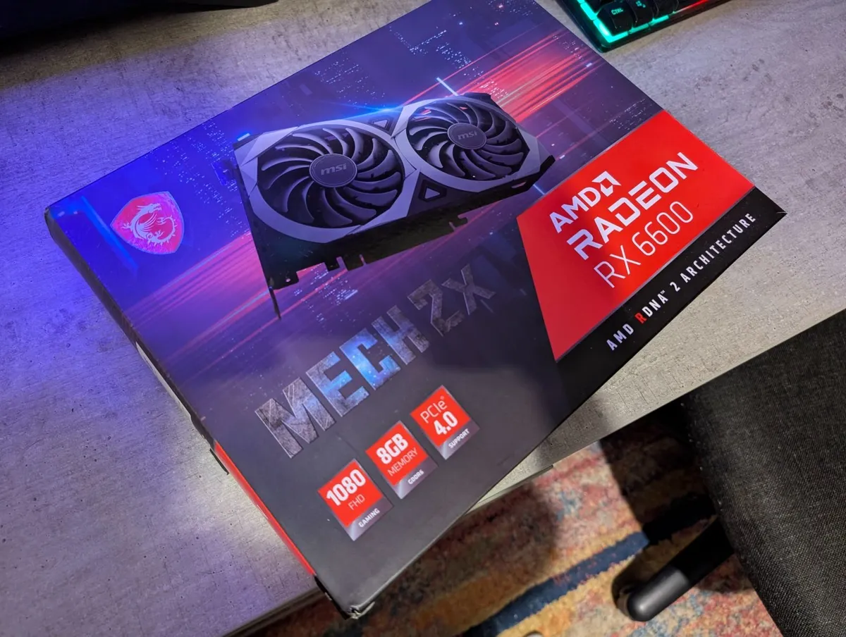 MSI RX6600 GPU - Image 1