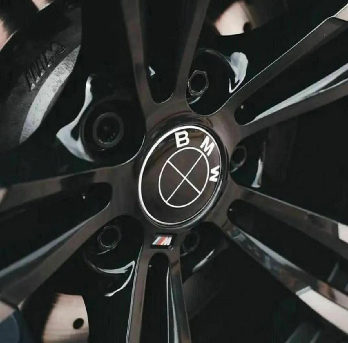 4 x All Black BMW Centre Caps (68mm) Free Post - Image 2