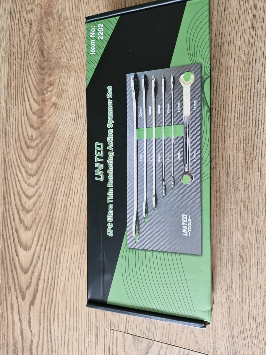 Ultra thin ratchet action spanner sets - Image 1