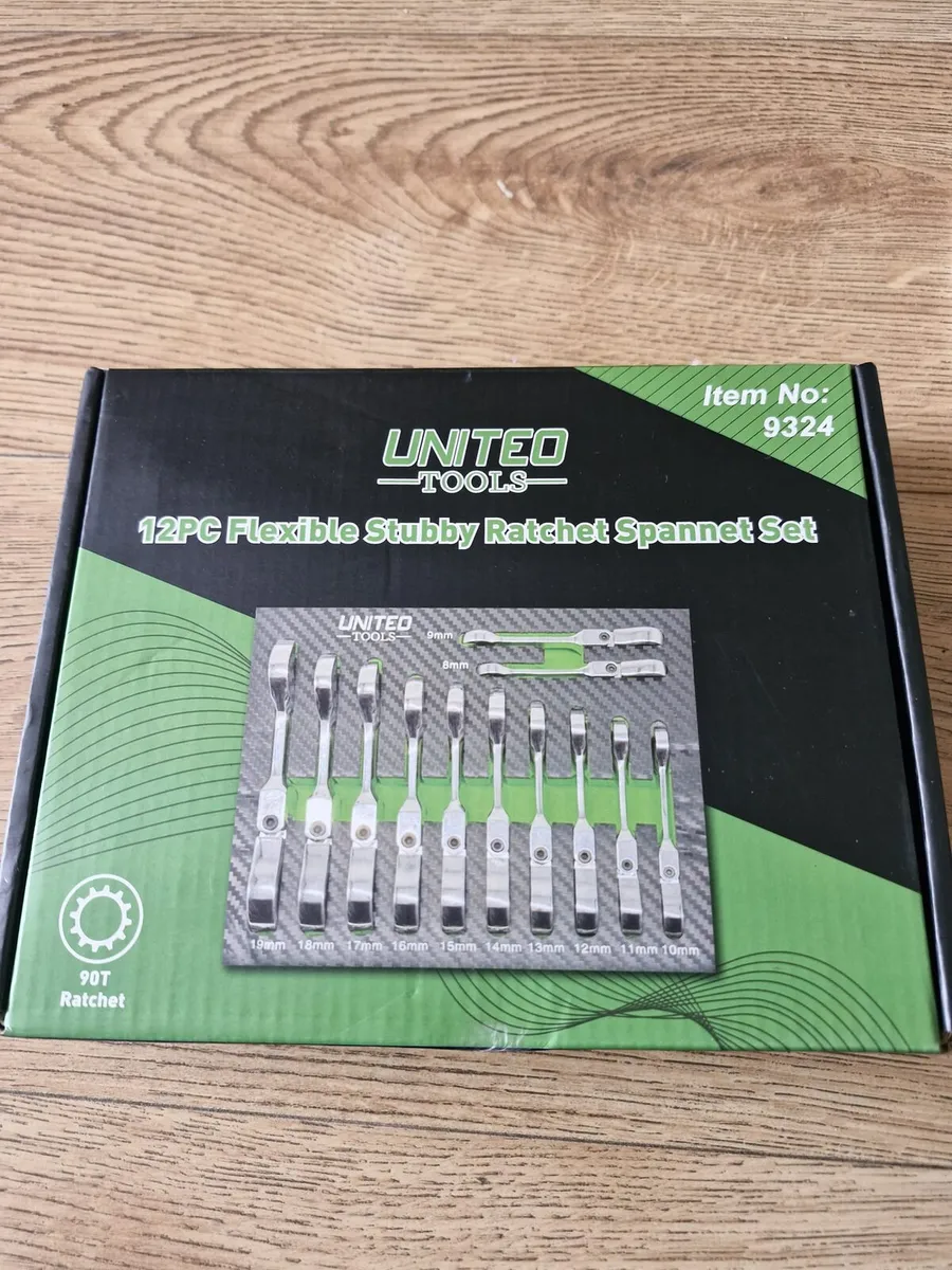 Stubby ratchet spanner sets - Image 2