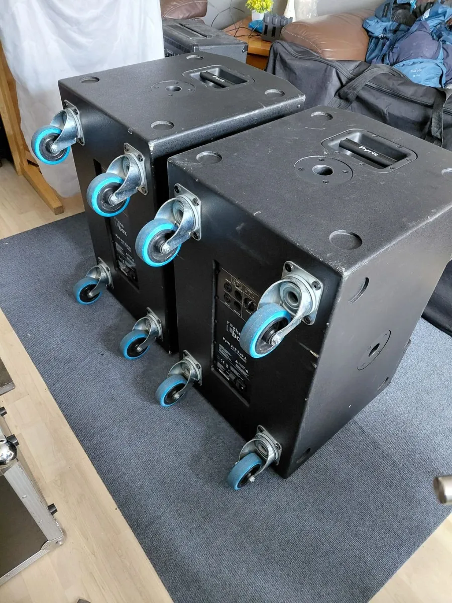 2 x Pyrit 212 Sub A Active Subwoofers - Image 4