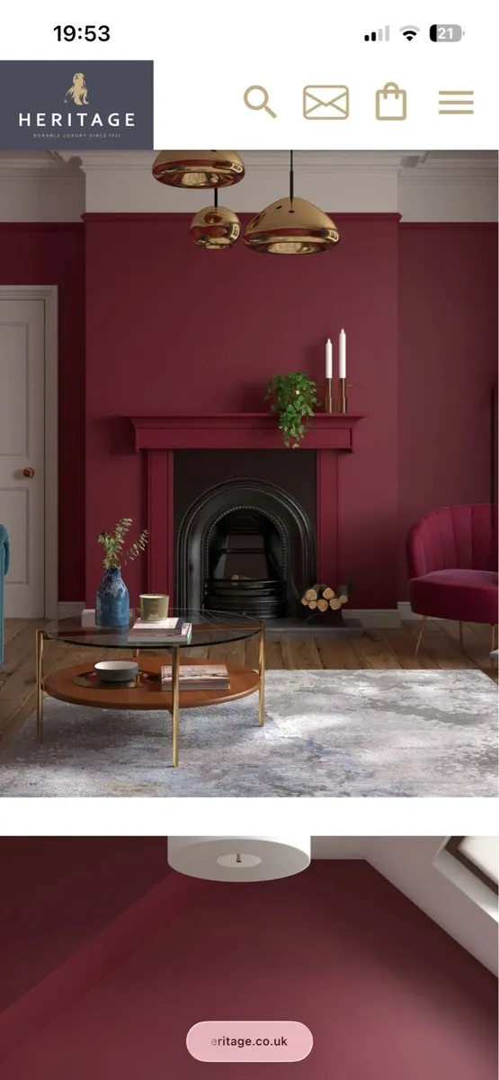 Heritage Paint (Florentine Red) - 750ml