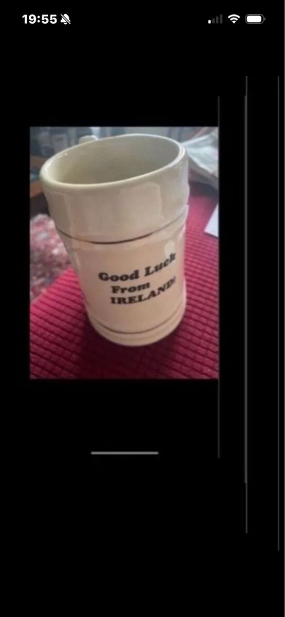 ‘Good Luck From Ireland ‘Tankard - Image 2