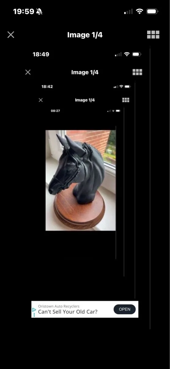 Vintage Horse Head Misplay - Image 1