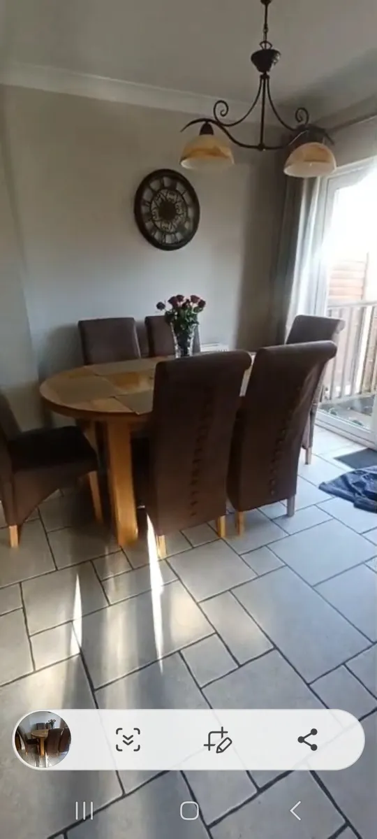 Dining Room Table and 6 Chairs - Image 4