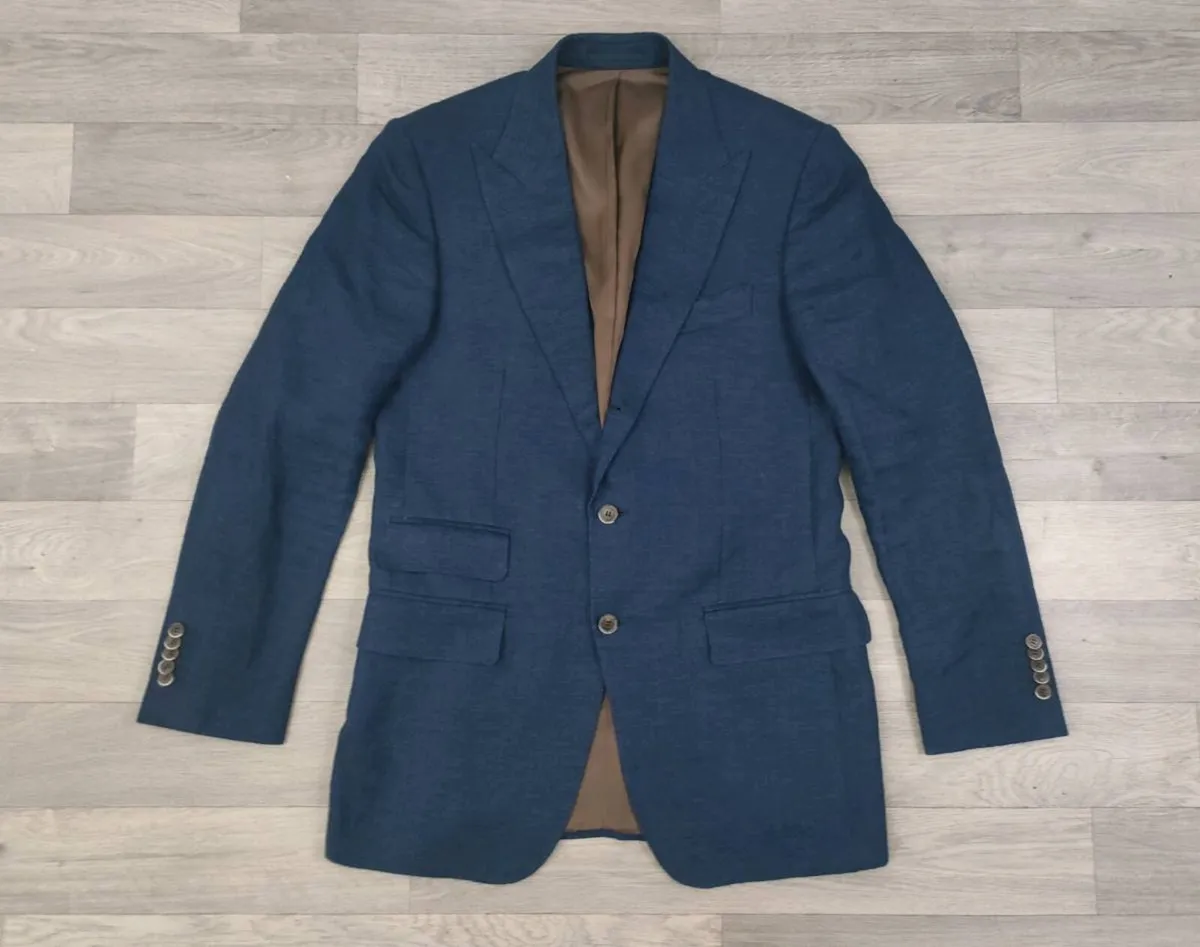 Suitsupply Pure Linen Blazer Jacket Mens 40R - Image 1