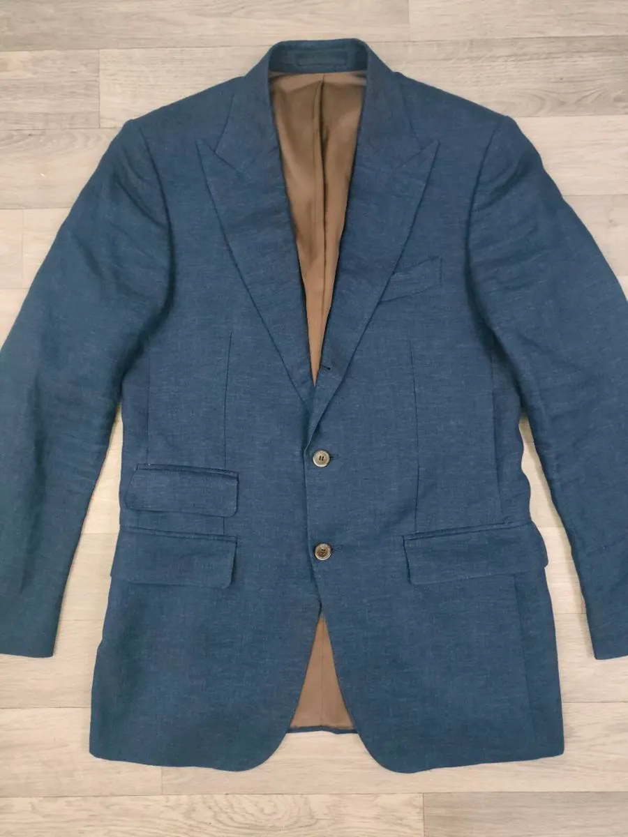 Suitsupply Pure Linen Blazer Jacket Mens 40R - Image 2