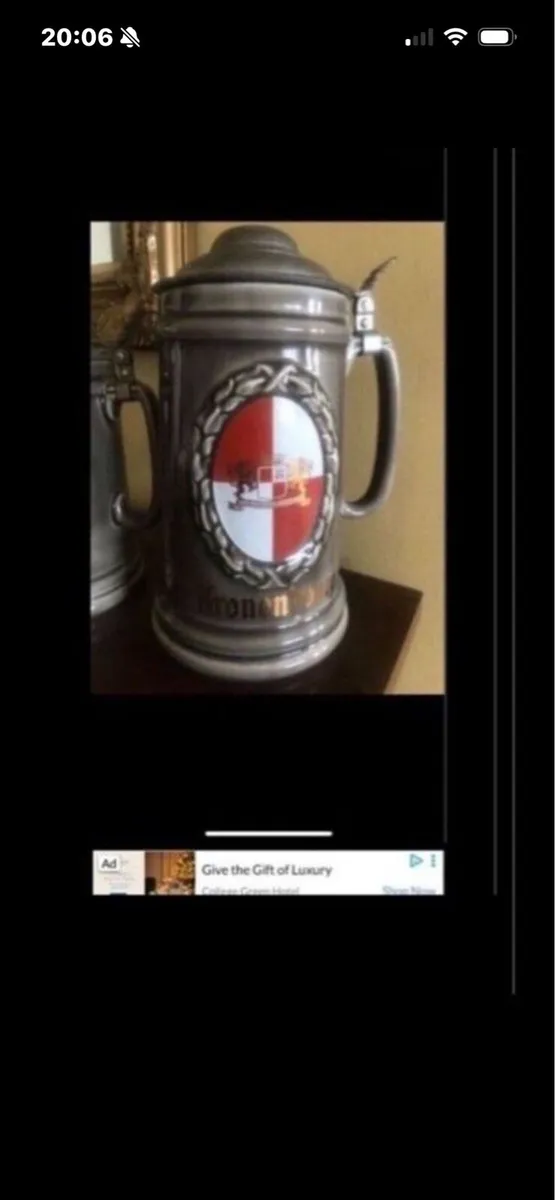 Vintage Kronenbourg Stein Set - Image 4