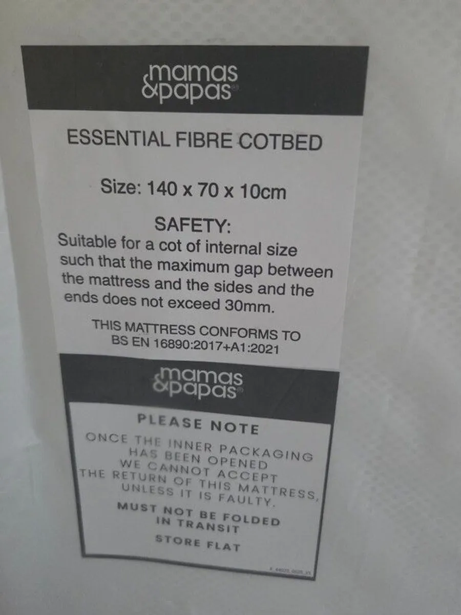 Cotbed Mattress - Image 1