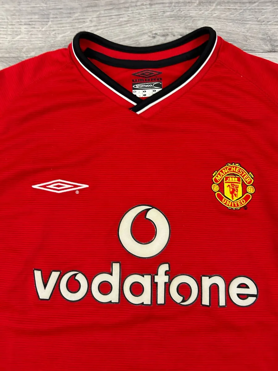 Vintage 2000 Umbro Manchester United Home Jersey L - Image 3