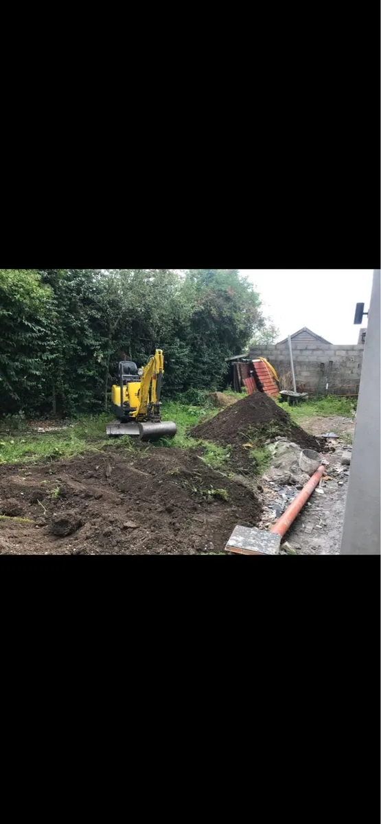MINI DIGGER HIRE CORK CITY GROUNDWORK SERVICES - Image 4