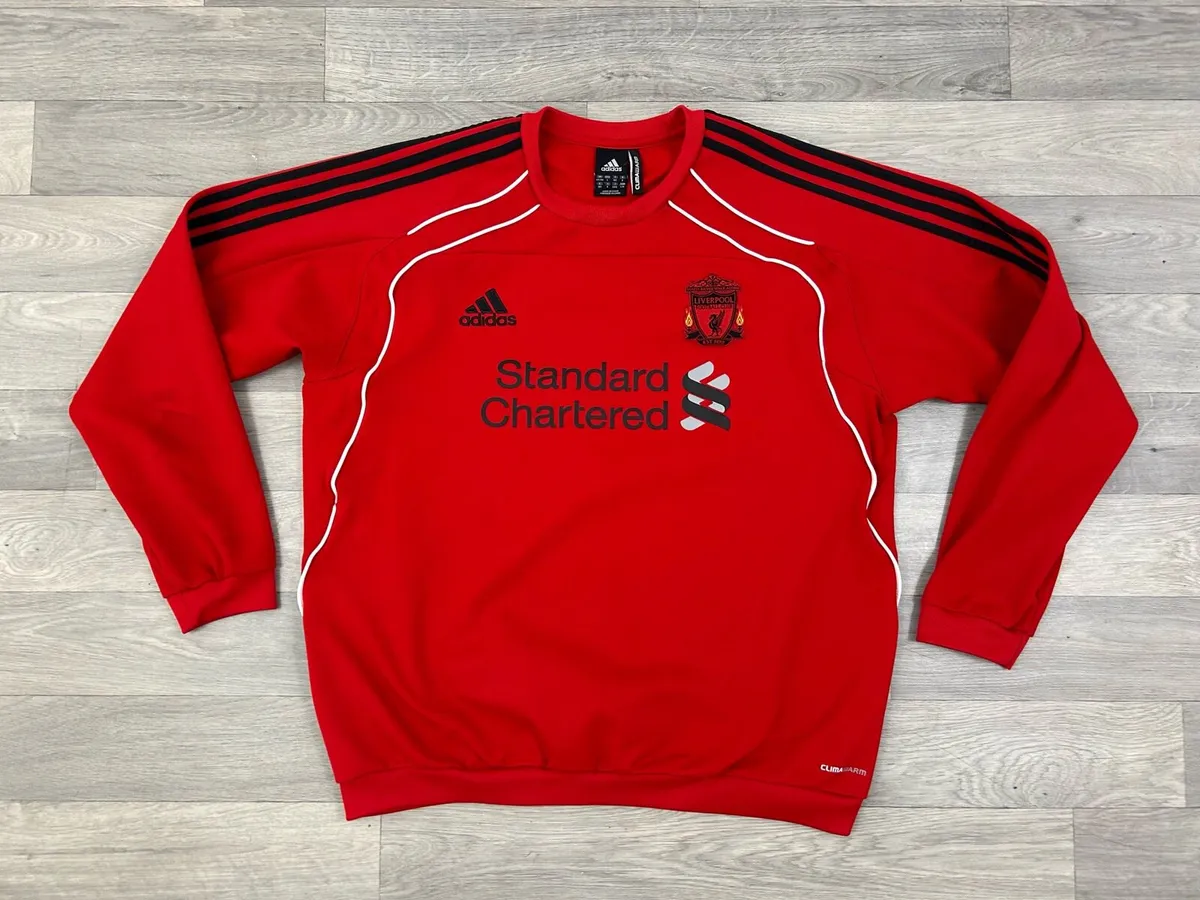 Vintage 2010 Adidas Liverpool Sweatshirt Mens L/XL - Image 1