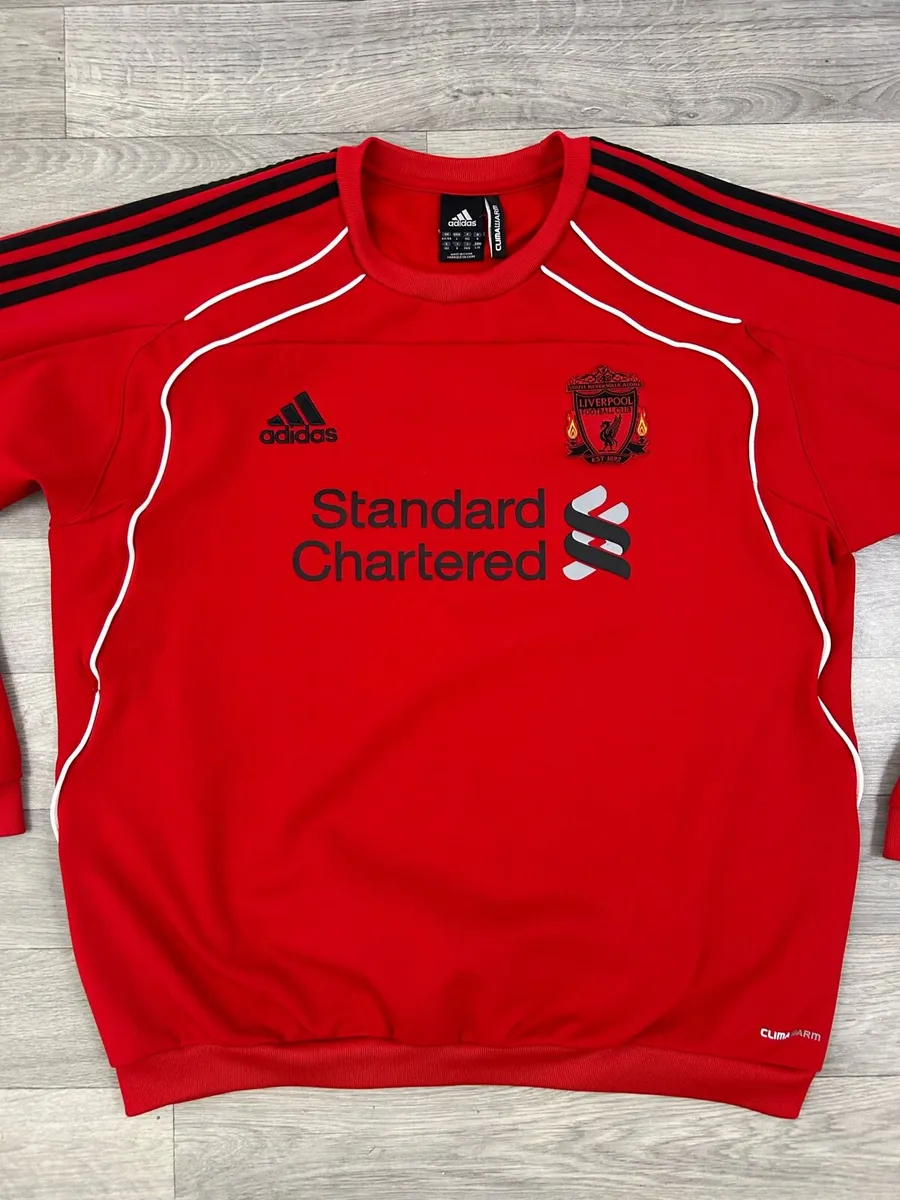 Vintage 2010 Adidas Liverpool Sweatshirt Mens L/XL - Image 2