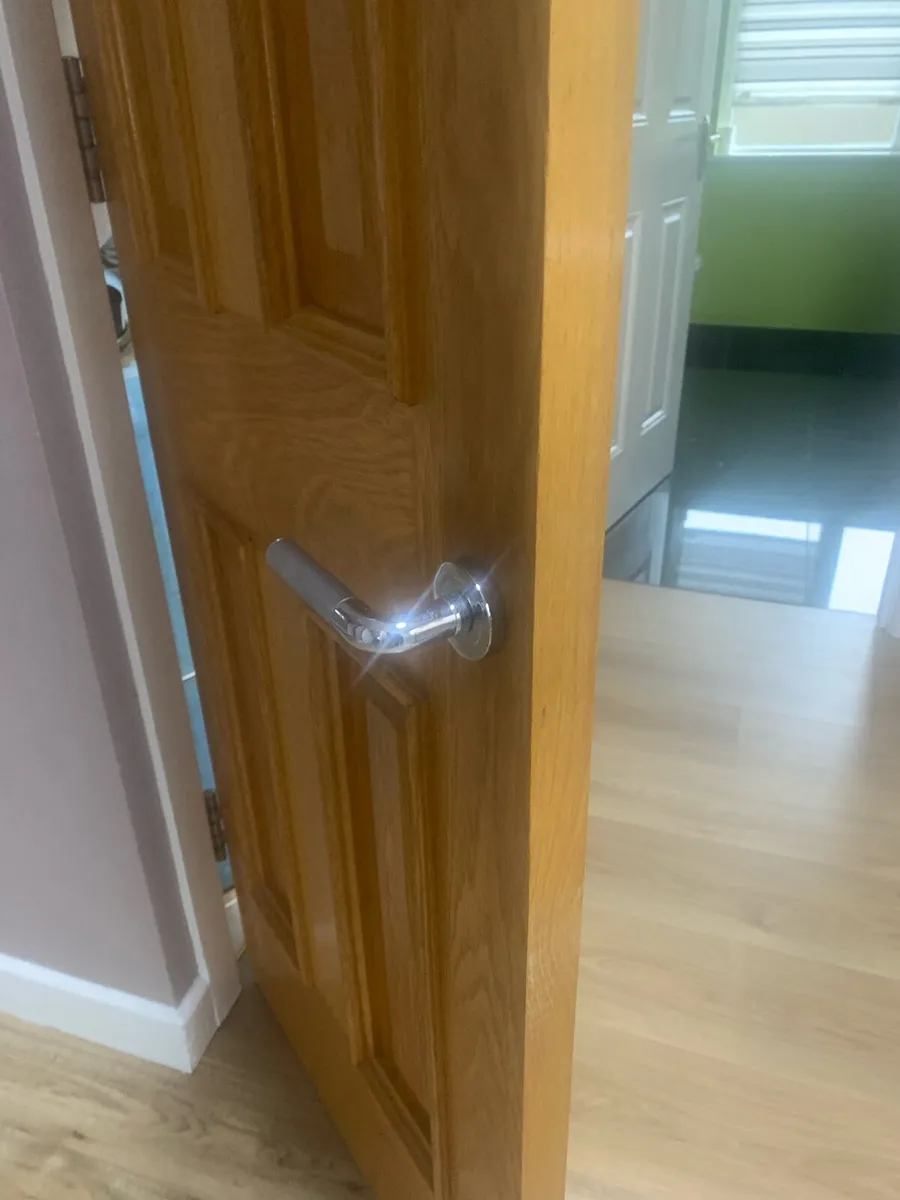 2x oak doors 24x78 - Image 3