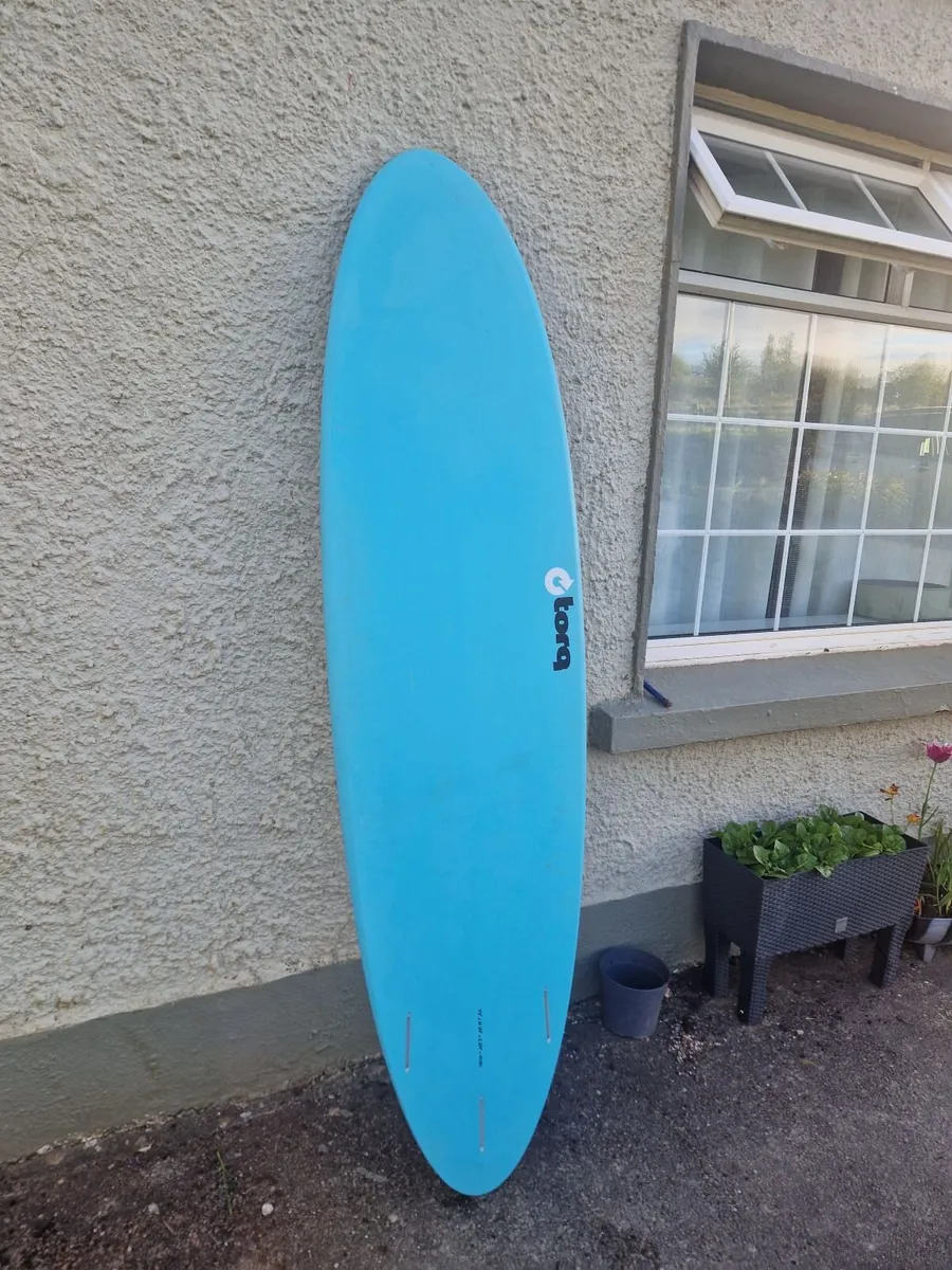 Surfboard Torq white and turquoise 7'2(never used) - Image 2